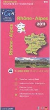 carte routiere ign rhone alpes